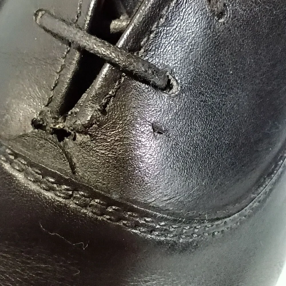 Alden Plain Toe Black Oxford 932 Leather Lace Up Dress Shoes 10.5 B/D